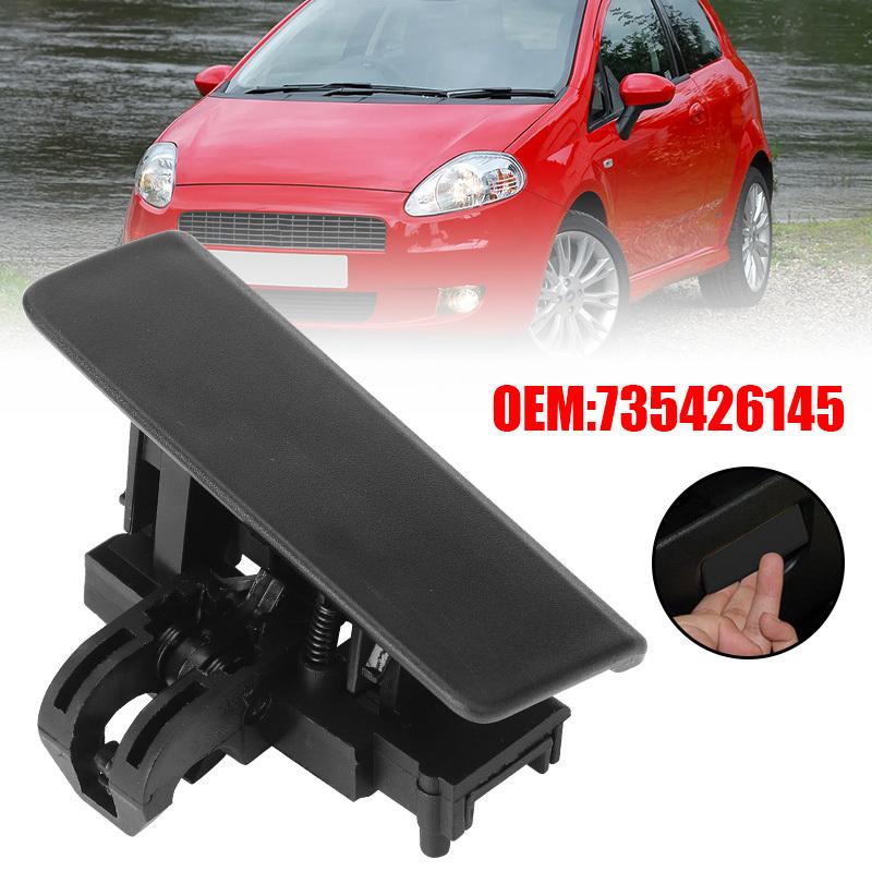 RHD Front Left Glove Box Front Lid Handle Lock Catch Black Glove Box Handle For Fiat Punto Grande Punto 199 2005- 735426145