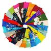 1 pair of European and American trendy socks with personalized street fashion oil painting series socks
