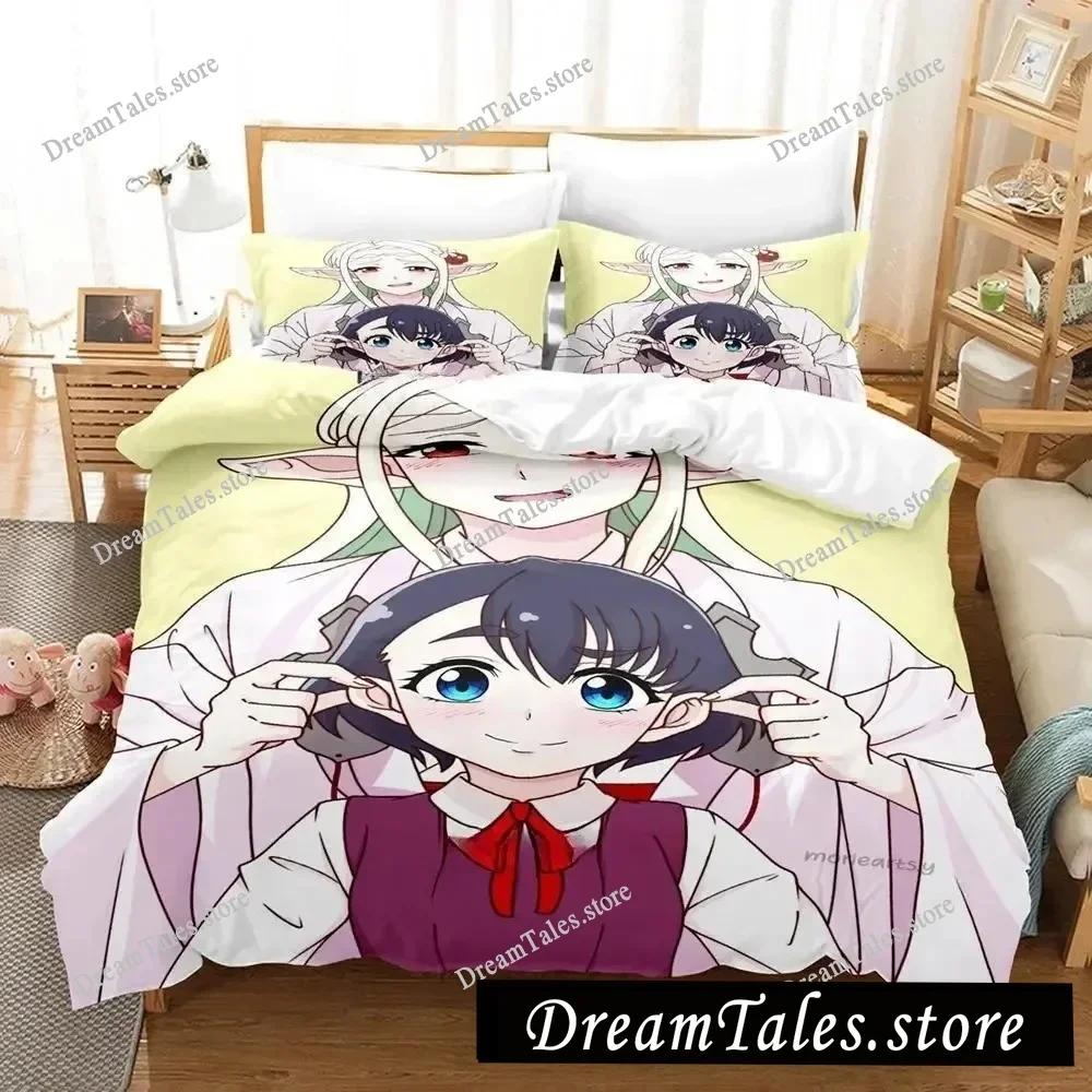 Home Textile Cartoons Koito Koganei & Elda Cover Duvet Cover Pillow Case Boy Girl Polyester Bedding Set King Queen Twin Size