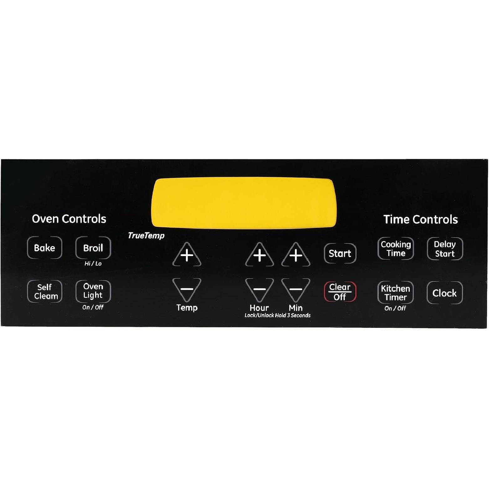 WB27T11229 Wall Oven Faceplate Cover Control Board Overlay for Electric Wall Oven Replaces1556130 AP4484324 AH2370149 EA2370149 PS2370149