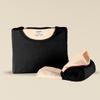 Womens Warm Thermal Underwear Set Soft Cashmere Silk Blend Fleece-Lined Long Sleeve Top Pants Cold Weather