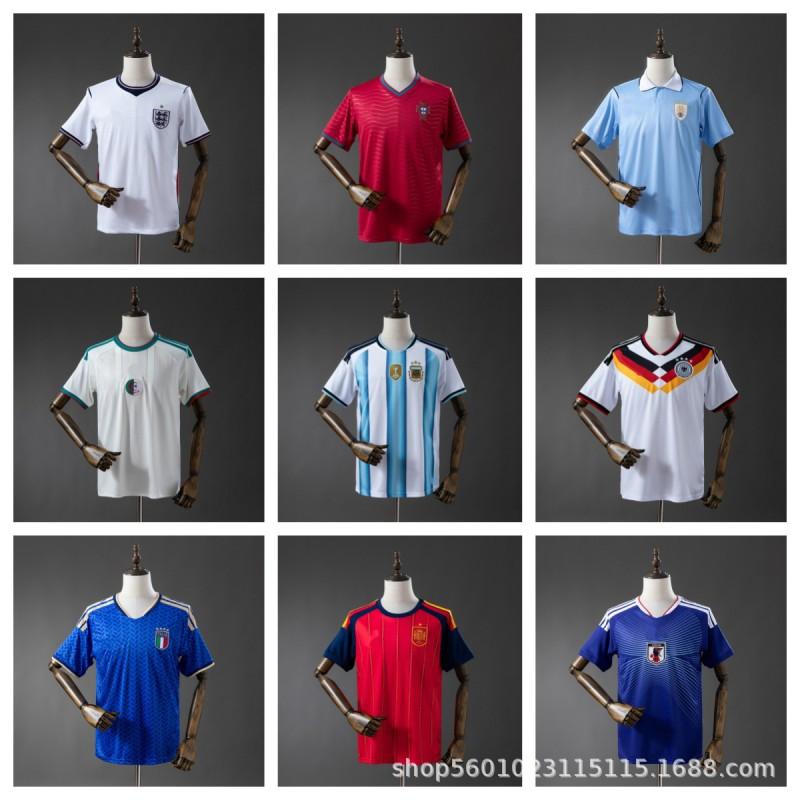 Soccer Jersey Unisex Womens Football Shirt Team Training Match Sports Uniform S M L XL XXL