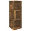 VidaXL Armoire d'angle Chêne fumé 33x33x100 cm Bois d'ingénierie 825828