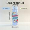 1PC Teacher Assistant Quote Text 750ml Color Plastic Water Bottle Leakproof Flip Straw Lid For Sports Office Home Use