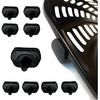 8PCS Air Fryer Rubber Feet for Gourmia Air Fryers, Premium Food Grade Air Fryer Silicone Rubber Bumpers Tabs Tips Legs Attachments Stops for Gourmia