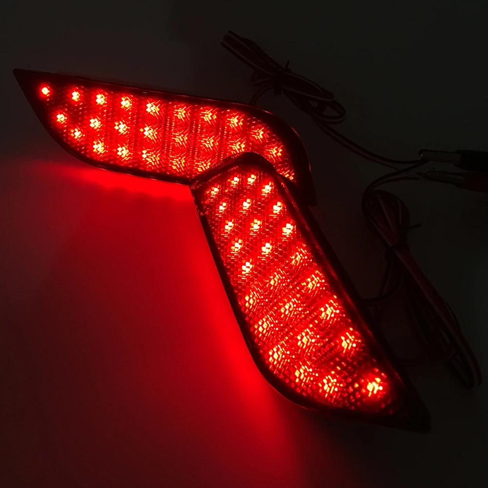 Rear Bumper Reflector Lamp LED Brake Tail Backup Light For Subaru Levorg Legacy XV Crosstrek Impreza Exiga