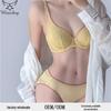 French Summer Mesh Lingerie Set: Ultra-Thin Anti-Sagging Bra for a Sleek Look