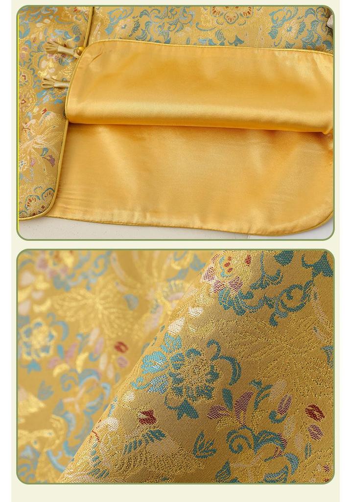2026 Nieuw Chinese Stijl Jacquard Ronde Hals Vest - Tang Pak Bovenkleding