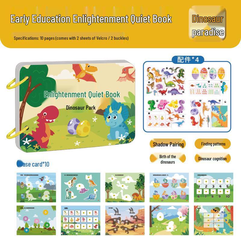 Early Learning Sticker Book: Character Recognition for Ages 3-6 - Interactive Educational Toy