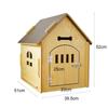 Wooden Pet House Rabbit Hideout for Small Medium Dogs Chinchilla Cat