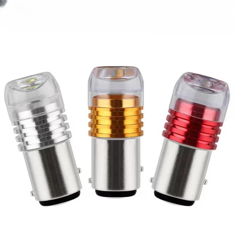 Strobe Car Turn Signal Light Motorcycle Tail Brake Light LED Flashing Lamp Warning Light Bulb Red Yellow Blinker Rear Taillight