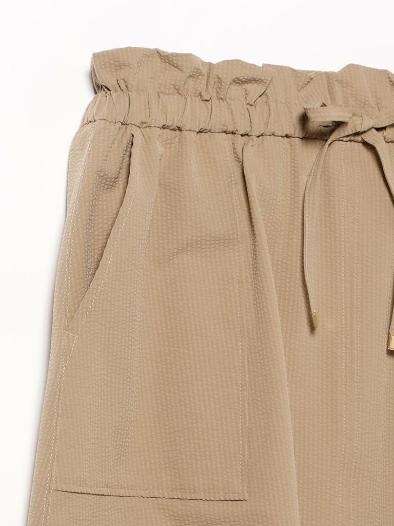 B:MING LIFE STORE by BEAMS Women's Water-Repellent Cocoon Skirt (Sizes S-M) Beige, Size S