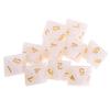 10pieces 8 Sided Dice D8 Polyhedral Dice for DND Party Table Board Games Dice Set Acrylic 1.6cm D8 Polyhedral Dices
