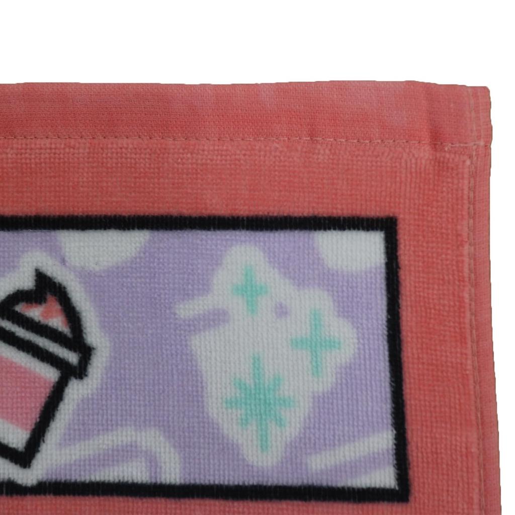 Marushin TRUZ Hand Character Antibacterial and Odor 5445007500 Comic_RURU Towel, Handkerchief, 100% Cotton, Resistant,