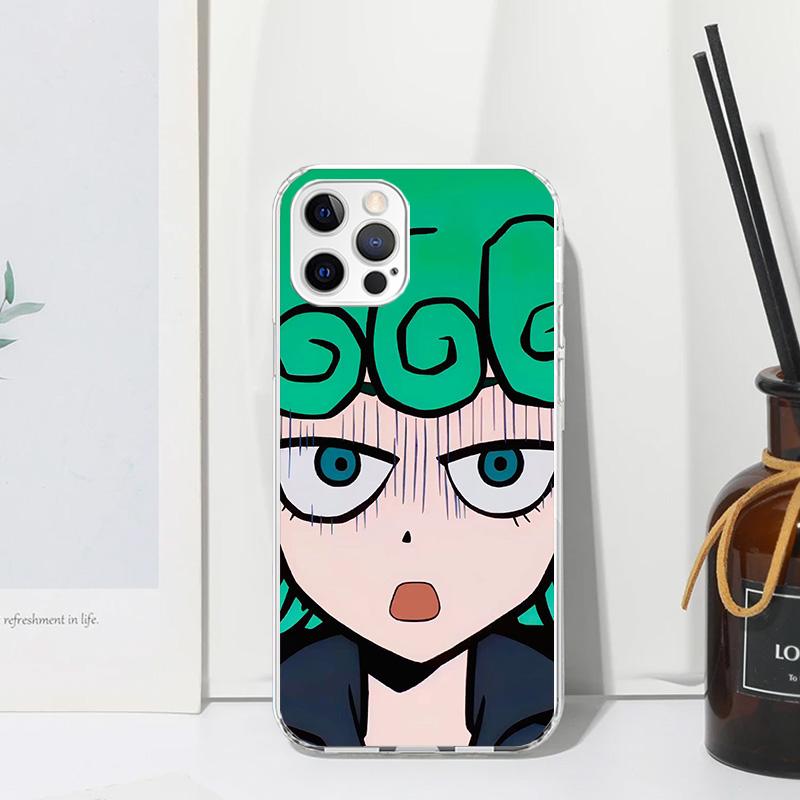 One P-Punch-Man Tatsumaki Phone Case For Iphone 17 Air 16 15 Plus 16E 14 Pro Max 13 Mini 12 11 7 8 SE Fundas Soft Back Cover 17