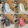 Casual Girl Backpack With Embroidery For Travel And School Use