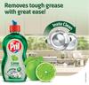 Pril Lime Grease Fighter Liquid Dishwashing Gel, With Active Power Molecules That Removes Grime with Ease, Zero 225ml