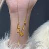 Golden Rose Women's Tassel Clavicle Necklace - Sweet & Cool Design, 2024 Collection