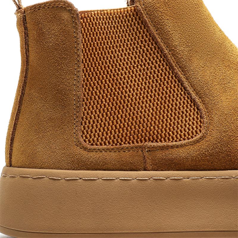 Stivali alla Caviglia in Vera Pelle di Alta Qualità Stile Street Britannico Da Uomo Neri Hombre Quotidiani Casual Da Vestito Scarpe Aumento di Altezza