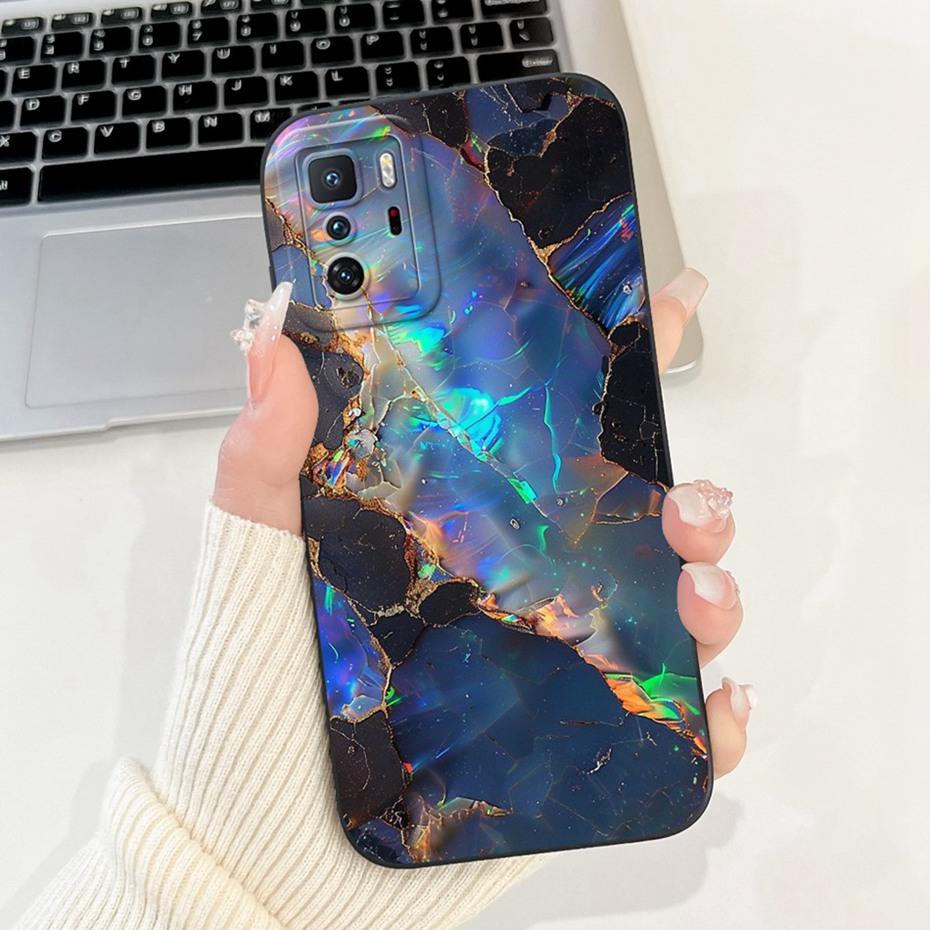Fashion Painting Phone Case For Xiaomi Redmi Note 10 Pro 5G Soft Silicone Shockproof Cover For Redmi Note10 5G 10T Cases Bumpers