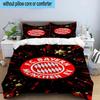 Set Biancheria da Letto Stampato FC Bayern München 3 Pezzi Copripiumino Chiusura Include 1 Copripiumino e 2 Federe Set Biancheria da Letto Decorazioni per la Casa Regali