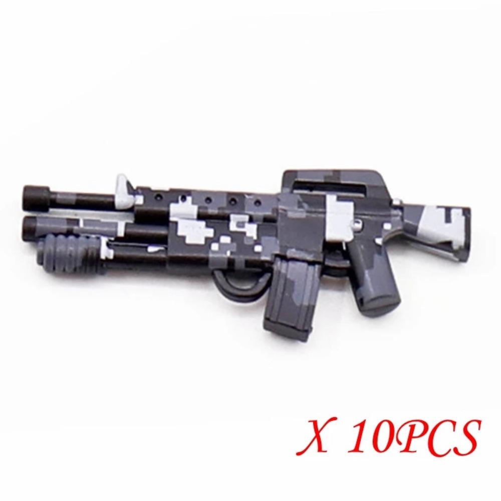 Låsbar Militær MOC Våpenveske Våpen Hunder Fallskjerm Byggeklosser Leker For Barn med Militære Låsbare SWAT Leker