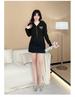 2025 Douyin Influencer Style Round Neck Slimming Knit Sweater Plus Size Women's Fashion Top