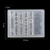 3D Bowknot Silicone Nail Mold Flower Petals Butterfly Heart Diy Design Manicure Template Carving Nail Art Stencil Tool