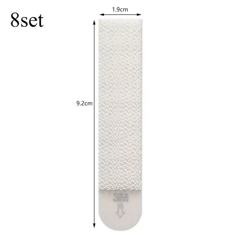 4/8/12 Set Removable Velcro Easy To Pull Adhesive Hook  Self-adhesive Traceless Magic Decorative Painting Double-sided Tape