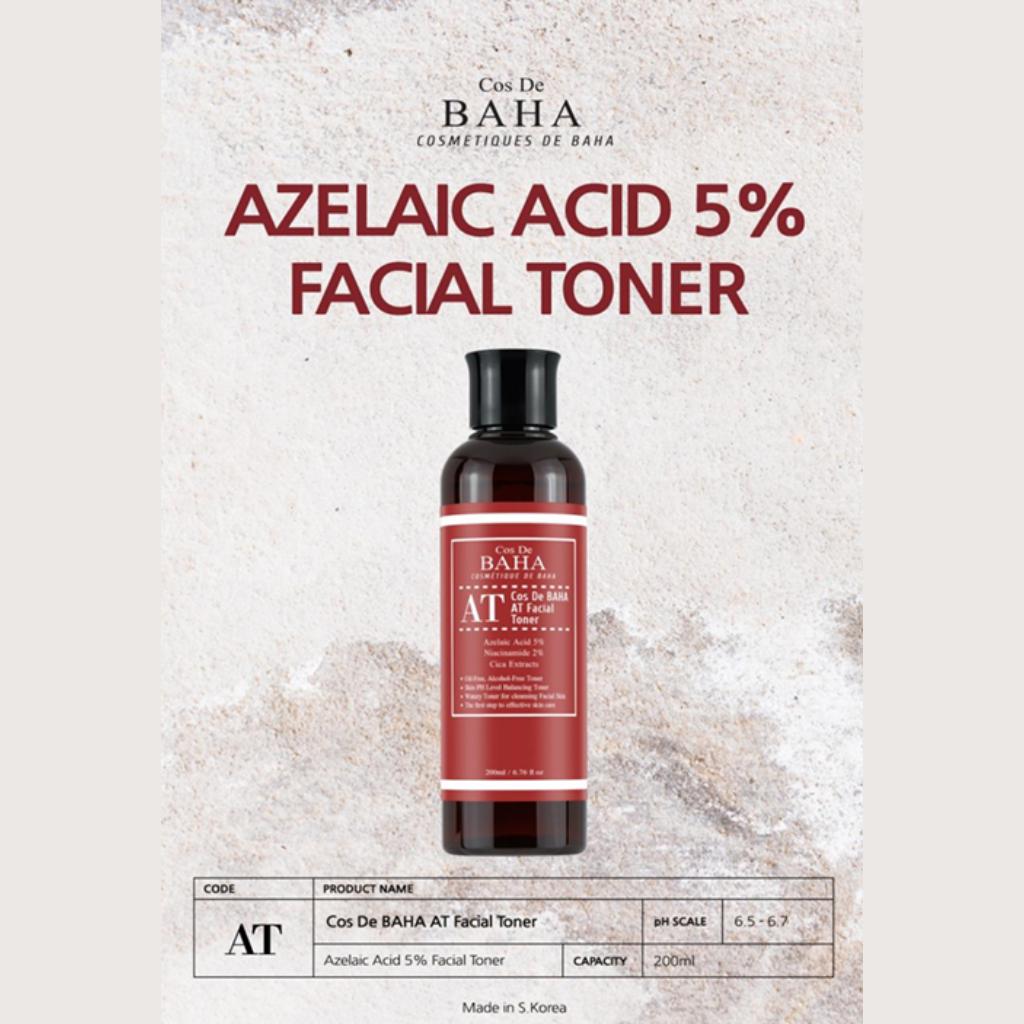 

Cos De BAHA - Azelaic Acid 5% Facial Toner 200ml (AT)