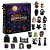 24-Tage-Box Halloween Adventskalender 2026, Countdown mit 2D-Flachgeschenken für Erwachsene Kinder Acryl-Mini-Figuren, Sammler-Überraschung Mädchen