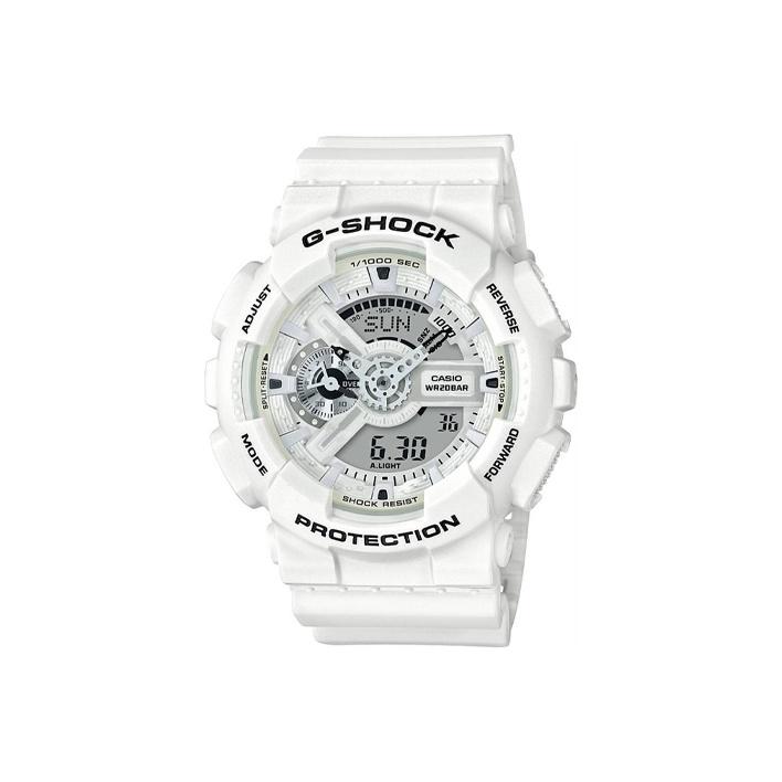 

CASIO Unisex 55mm White Watch GA110MW7ADR GA-110MW-7ADR White Dial