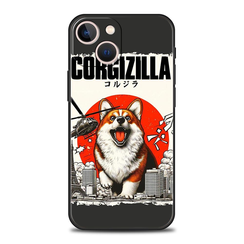Cute Corgi Dog Phone Case Cover for iPhone 17 16 15 14 13 12 Pro Max 11 Pro Max 17 AIR Plus Shockproof Soft TPU Shell Fundas Bag