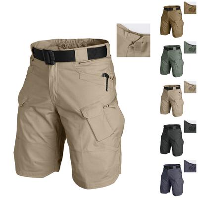 Pantalones Cortos Casuales de Trabajo para Hombre con Múltiples Bolsillos