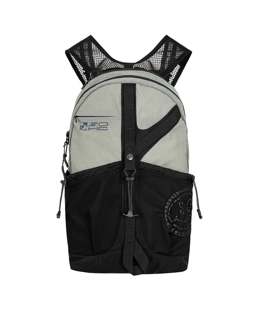 Somewhere Outside Hiking Company Mesh Pocket Daypack_Gray