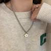 Flower Pendant Necklaces Small Flower Chokers Chain Necklaces Girls Women Jewelry Alloy Material Party Accessories