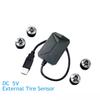 Car Tpms Usb Tire Pressure Monitor Alarm System 4 External Sensor For Android Car Dvd