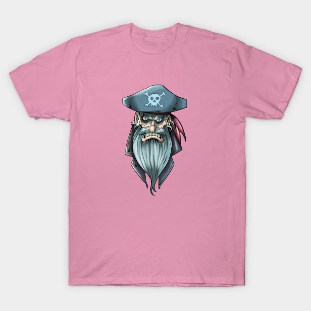 T Shirt Women Old Man Pirate Harajuku Print Kawaii Tshirt Summer Short Sleeve Female T-Shirt Top Tee