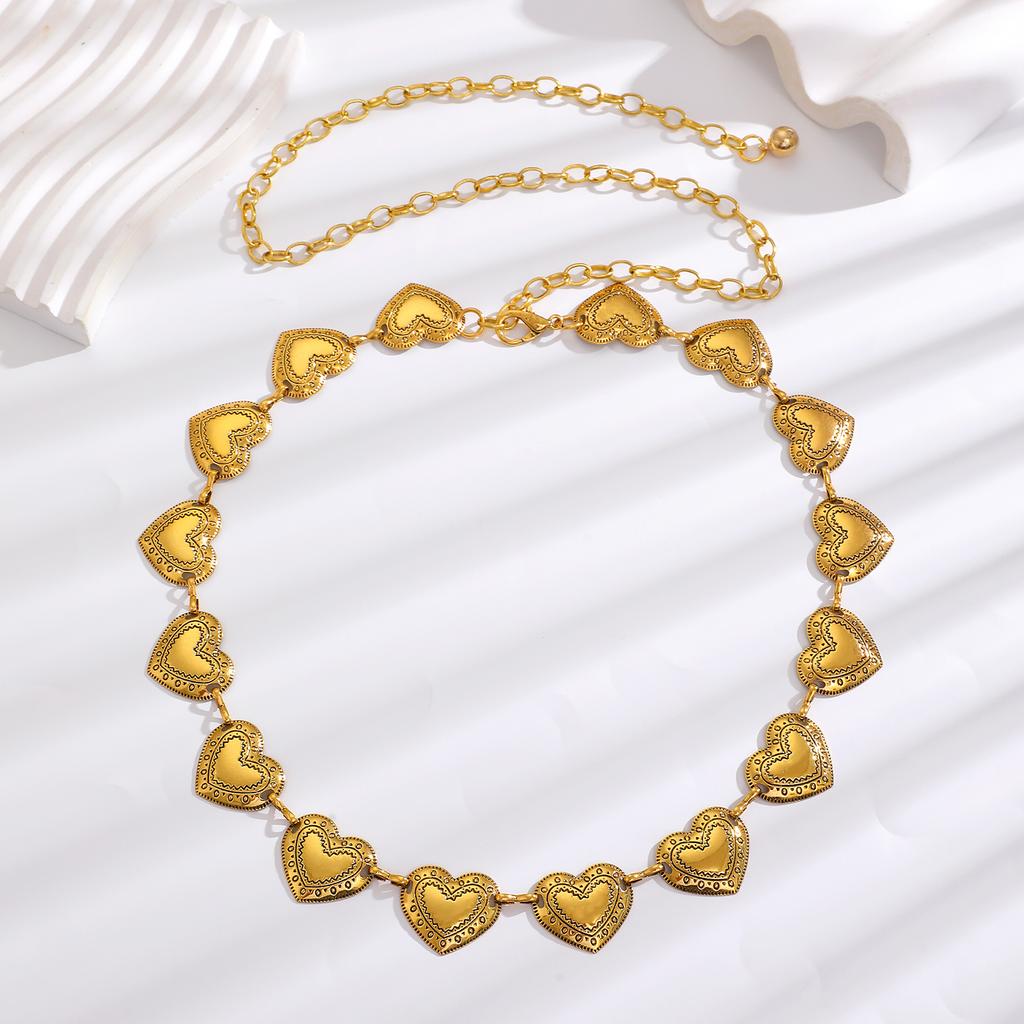 Retro Geometric Fringe Coin Waist Chain For Women Fashion Decorative Belly Dance Dress Ethnic Style Belt