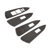 For Toyota Rav4 RAV 4 2006 2007 2008 2009 2010 2011 2012 Car Carbon Fiber Door Window Lift Switch Frame Cover Trim