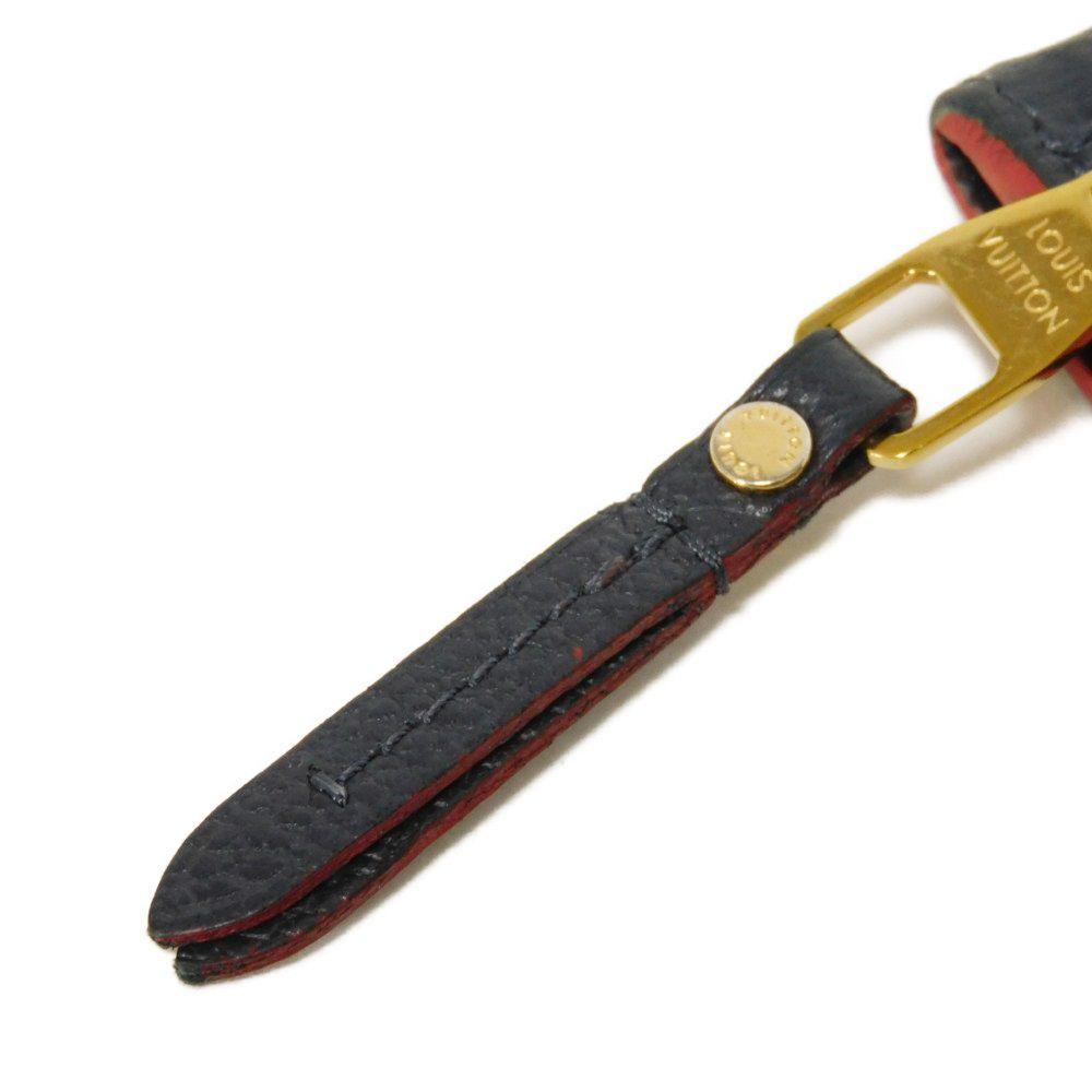 Used 12564 Pochette Cle M62017 7943 Key Ring Compact Wallet RFID Monogram Empreinte Marine Rouge Unisex from Japan