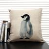 Cute Cartoon Animal Cushion Cover Funny Penguin Pillow Case Bedroom Living Room Sofa Decoration Pillowcase 45x45 Children's Gift