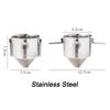 1 Set 304 Stainless Steel Hanging Ear Coffee Filter Cup Portable Hand Flush Filter Paper-free Funnel Coffee Utensils Cafe Tools