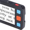 5.0in Electronic Digital Magnifier Portable Reading Aid 4X‑32X Zoom 17 Color Mode Folding Handle for Low
