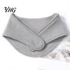 Thermal Velvet Neck Support Warmer for Winter Cold Weather, Silk Wrap, Fleece Lined Soft Collar Gaiter with Hidden Snap Fastening Women, Windproof