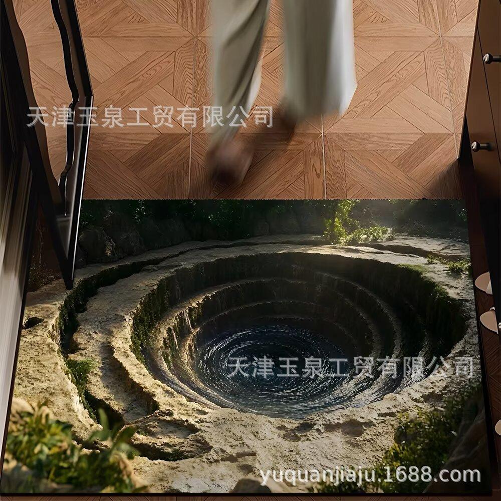 Home Floor Mat 3D Water Absorbing Quick Drying Floor Mat Dirt Resistant and Easy To Maintain Foot Mat