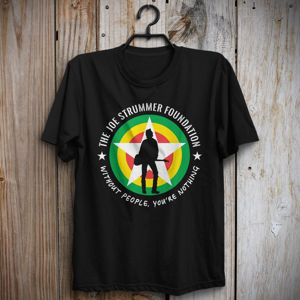 Vintage Joe Strummer T-Shirt The Clash The Joe Strummer Foundation Combat Rock S