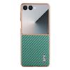 AZNS For Samsung Galaxy Z Flip7 5G Case Electroplating Carbon Fiber Texture PU+PC Phone Cover