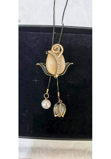 Korean Style Autumn/Winter Light Luxury Long Tassel Necklace Pendant Jewelry