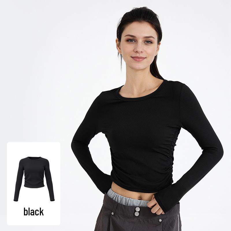 

Топ для йоги Juyi Hall Autumn Slimming - Дышащая одежда для фитнеса с длинным рукавом XXL